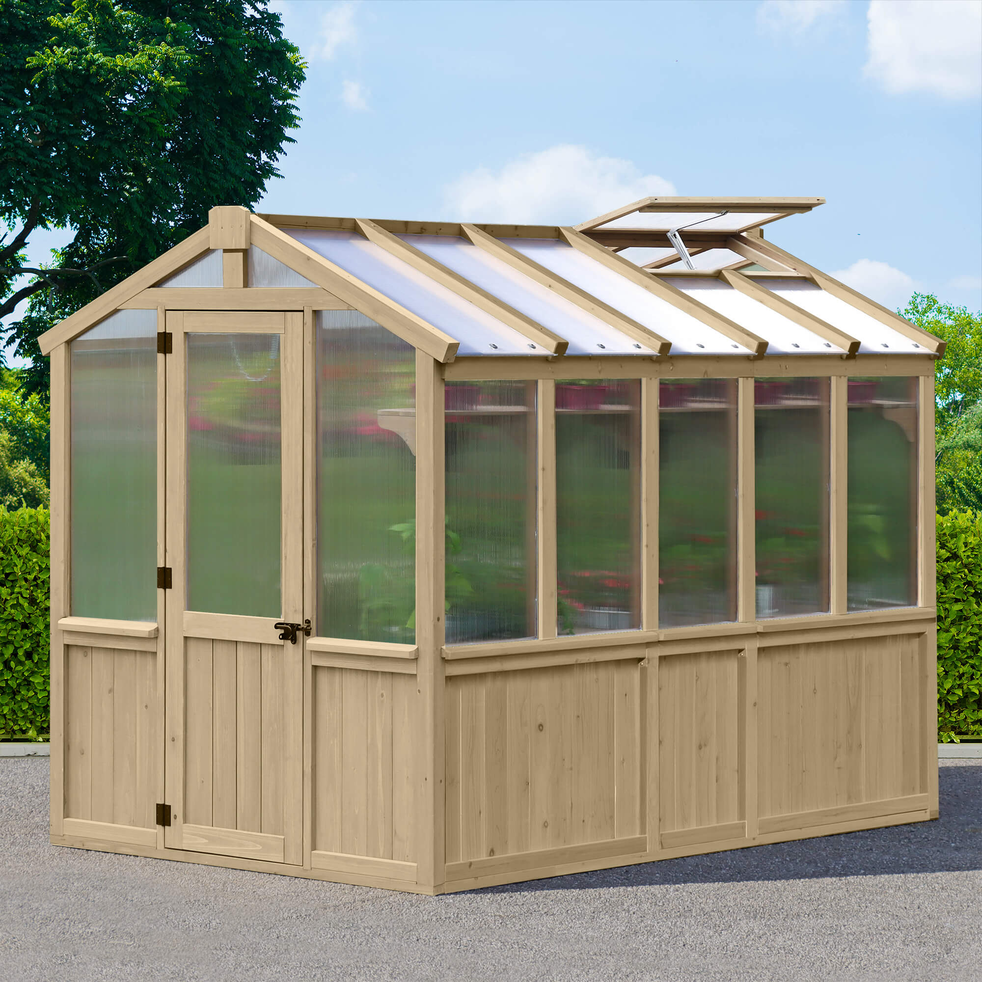 Yardistry 6.7' x 6' Meridian Greenhouse