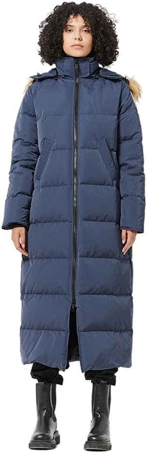Fitouch Women's Waukee Long Down Coat Parka Jacket | 750+ Fill Power | Full-Length