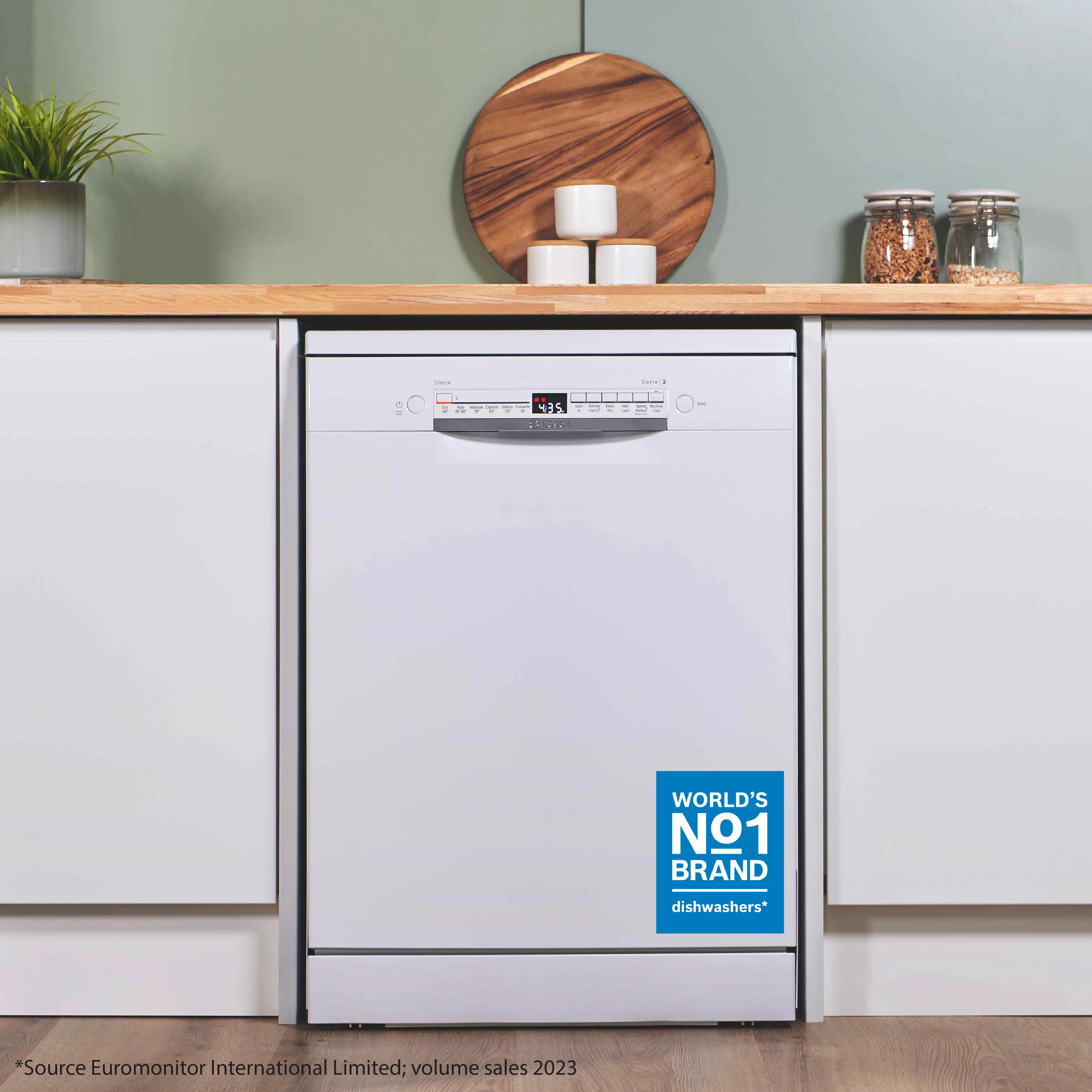 Bosch SMS2HVW67G Series 2 Free-standing dishwasher 60 cm White