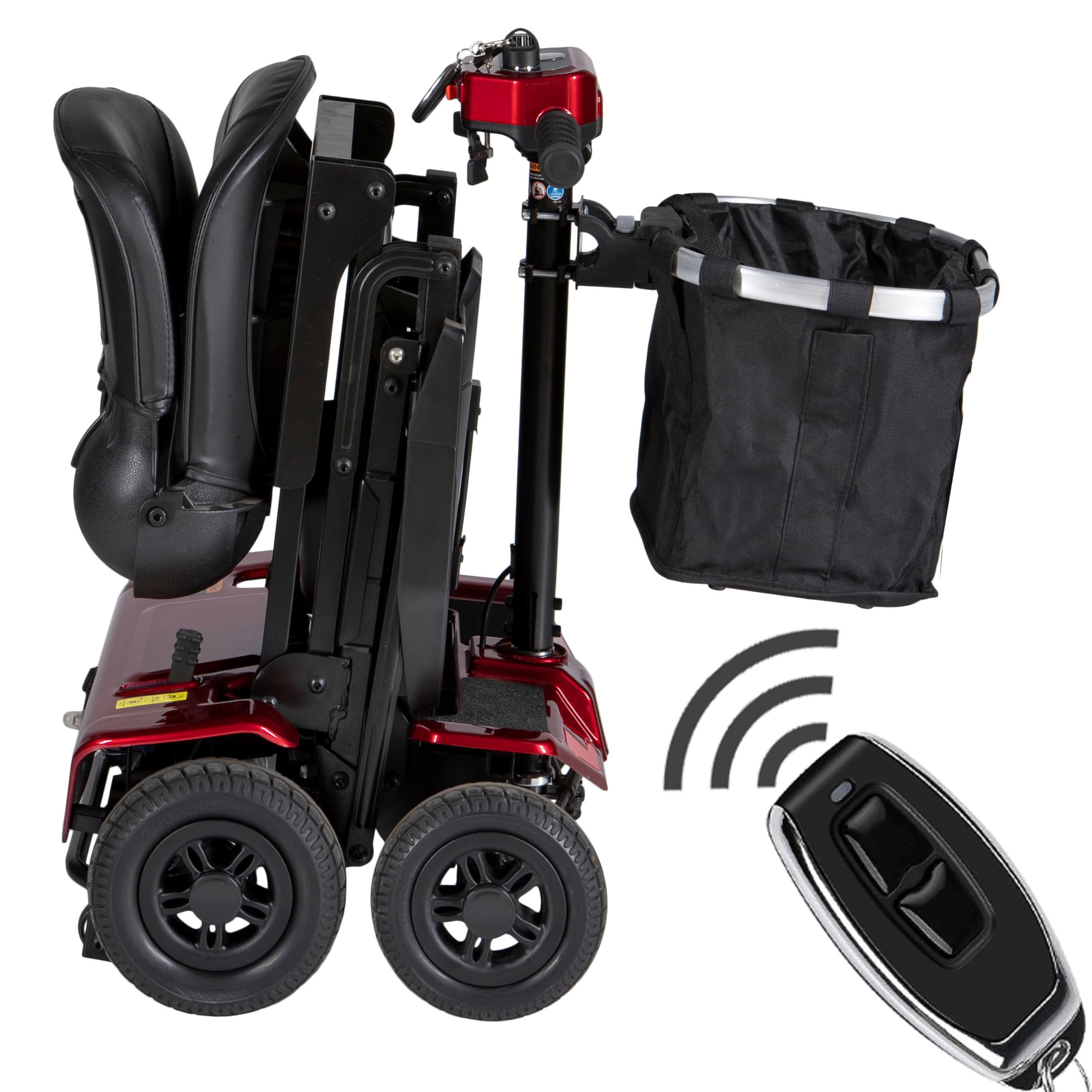 Falcon Auto Folding Mobility Scooter with Remote Control and Lithium Battery - Green Power