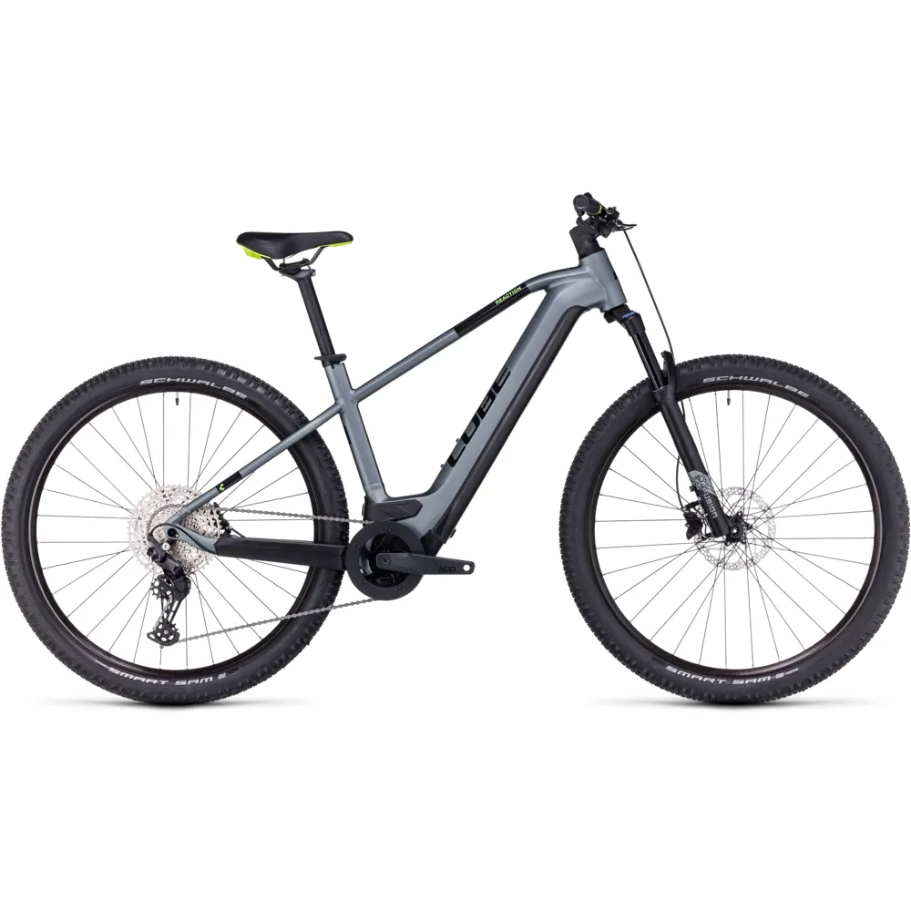 Cube Reaction Hybrid Pro 750 Electric Mountain Bike in Grey