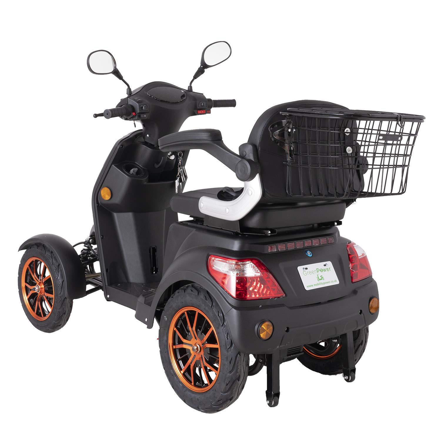 4 Wheeled Matt Black e-Mobility Device