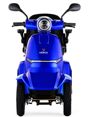 Veleco GRAVIS ergonomically designed electric mobility scooter for all ages delivered ready to ride