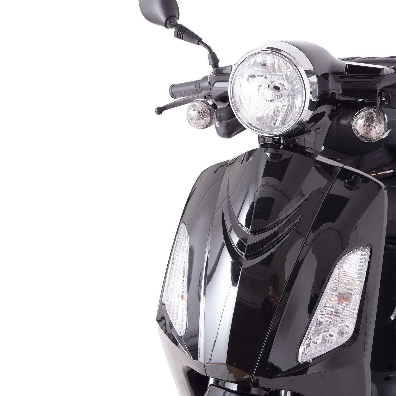 Black ZT500 Electric Mobility Scooter 3 Wheeled