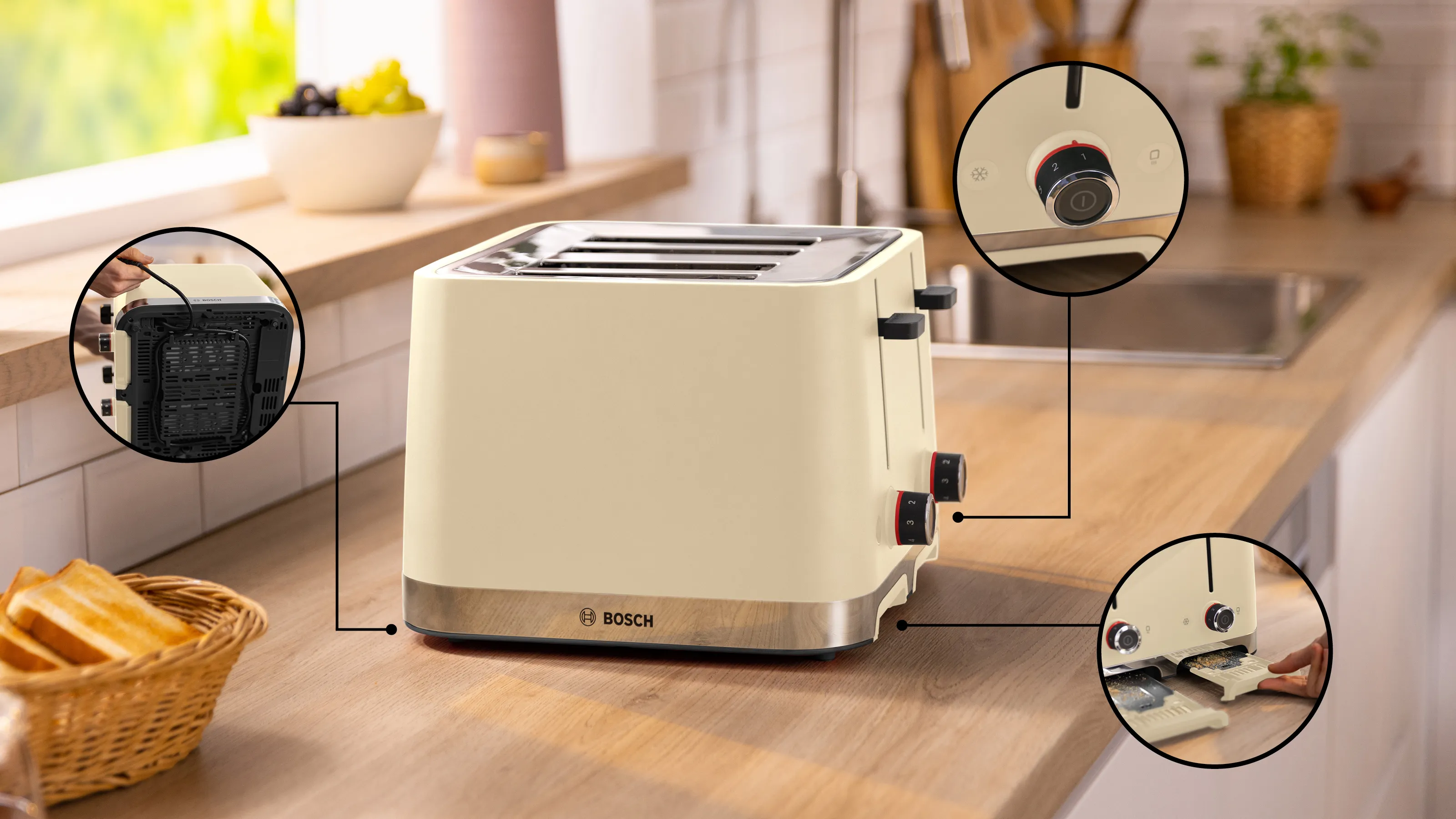 Toaster MyMoment Beige