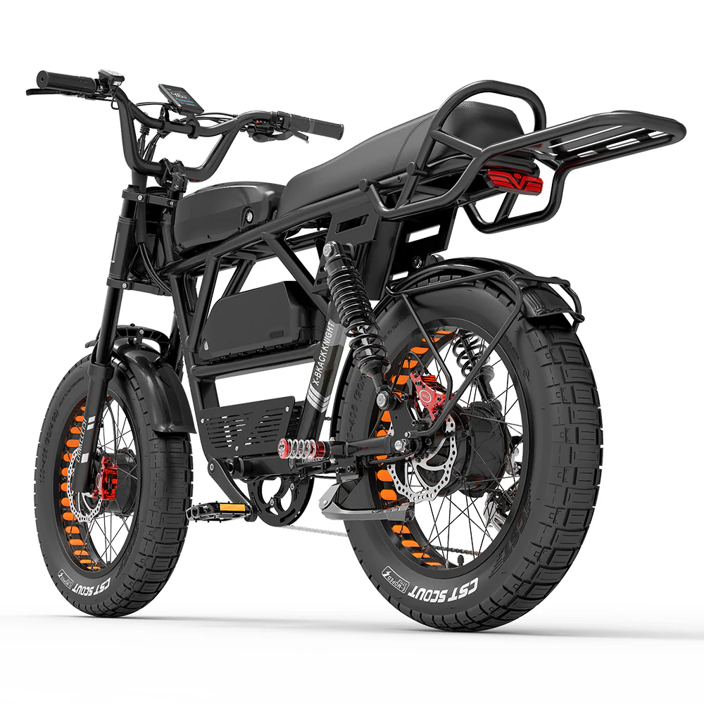 Lankeleisi X-Black Knight 1000W*2 Dual Motor 20 Fat Bike Fully E-Mountainbike 45Ah Samsung Akku E-MTB