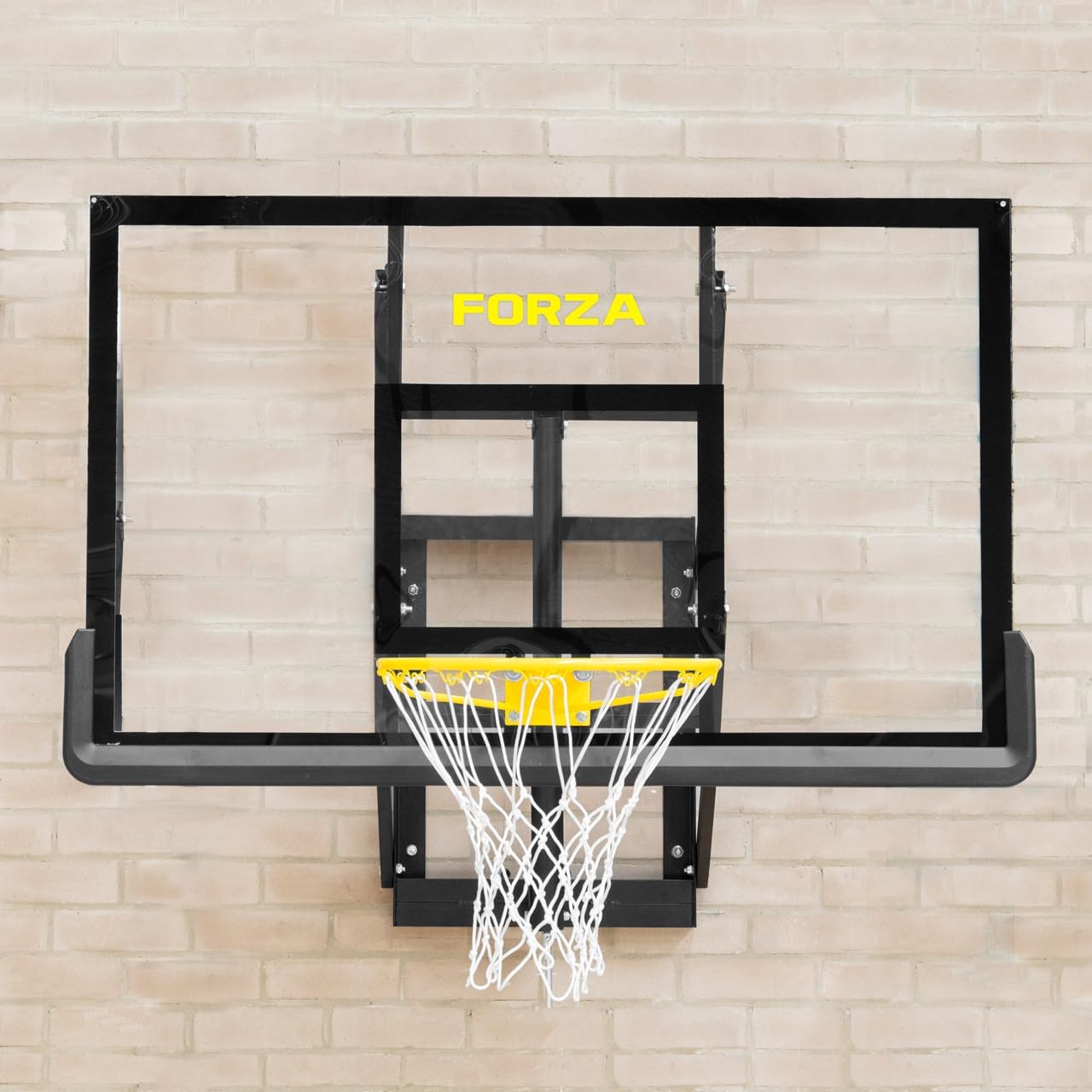 FORZA Wall Mounted Basketball Hoop | Adjustable Height – Regulation Standard | All Necessary Fixings Included