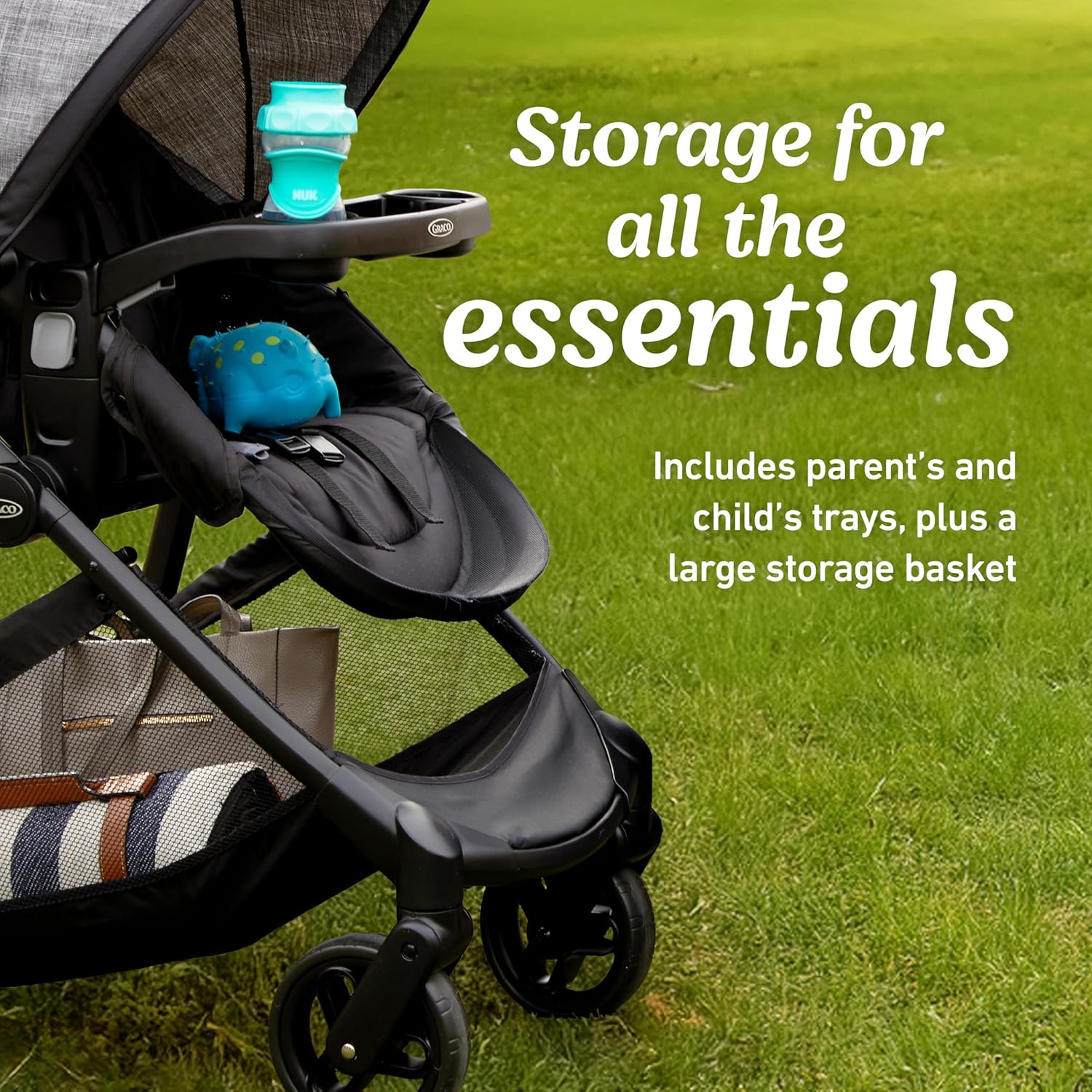 Graco Modes Element Travel System, 3-in-1 Baby Stroller and Car Seat Combo with Rear-Facing SnugRide SnugLock 35 Lite Infant Car Seat, Rear-Facing from 1.8-16 kg (4-35 lb), Miles