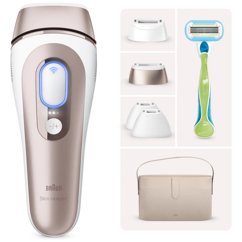 Braun Smart IPL Skin i·expert, Alternative to Laser Hair Removal for Home