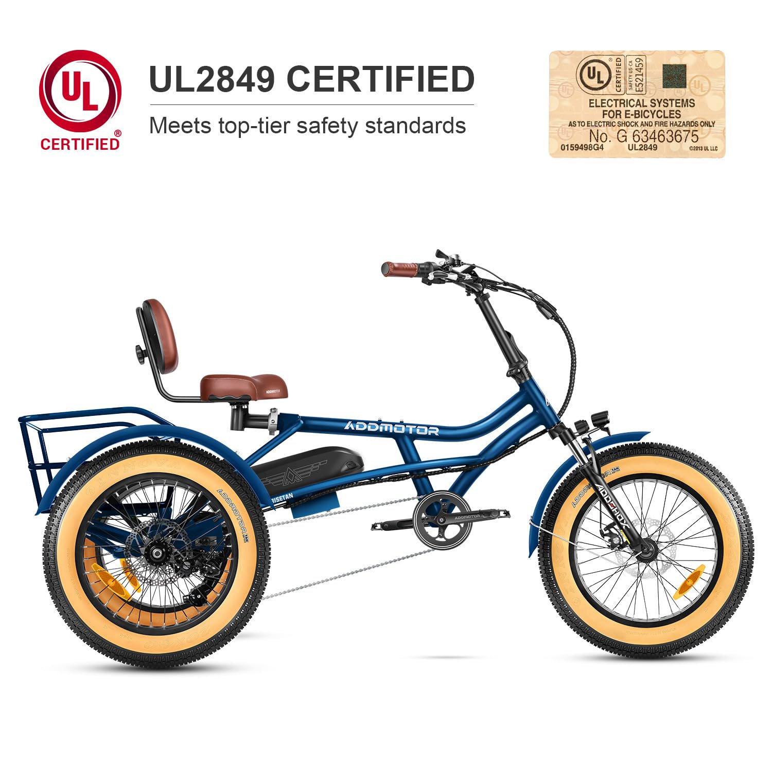 ADDMOTOR ARISETAN Electric Trike for Adults