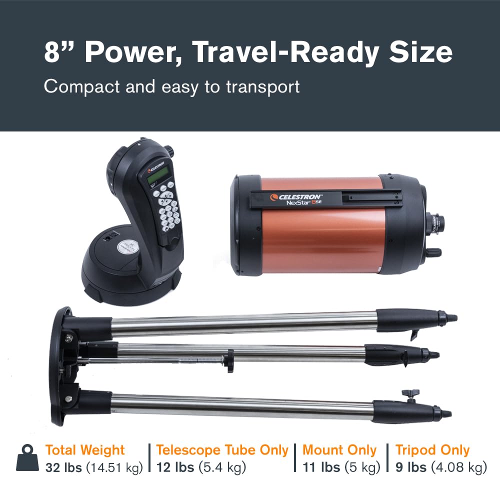 Celestron 11069 NexStar 8SE Computerised Schmidt-Cassegrain Telescope