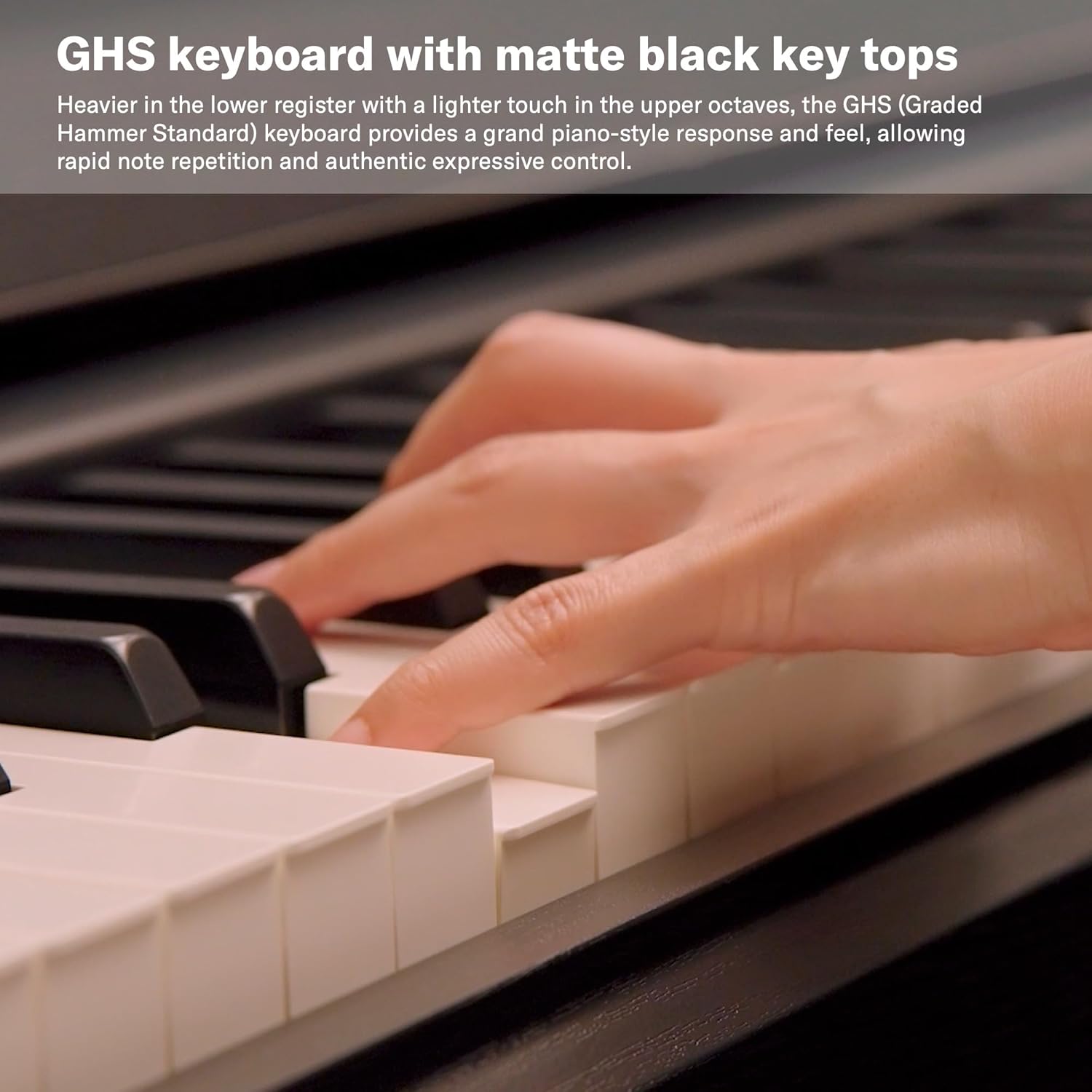 Yamaha YDP-S35 Arius Series Slim Digital Console Piano, Black