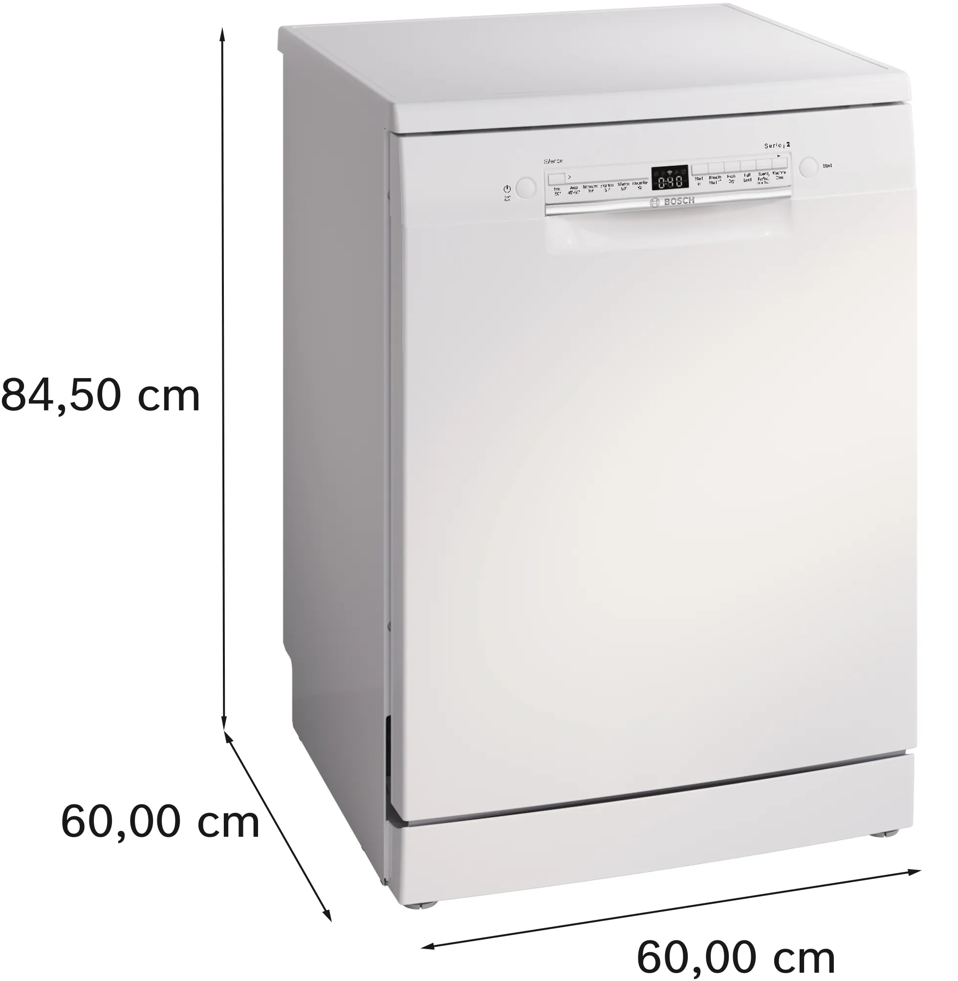 Bosch SMS2HVW67G Series 2 Free-standing dishwasher 60 cm White