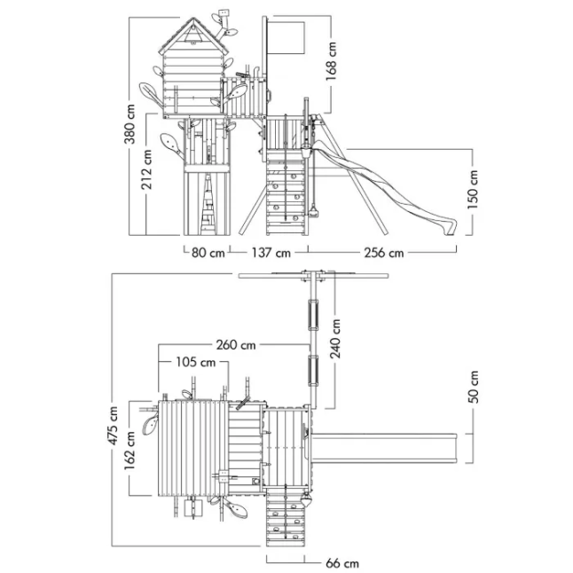 Climbing frame Wickey Smart Treetop