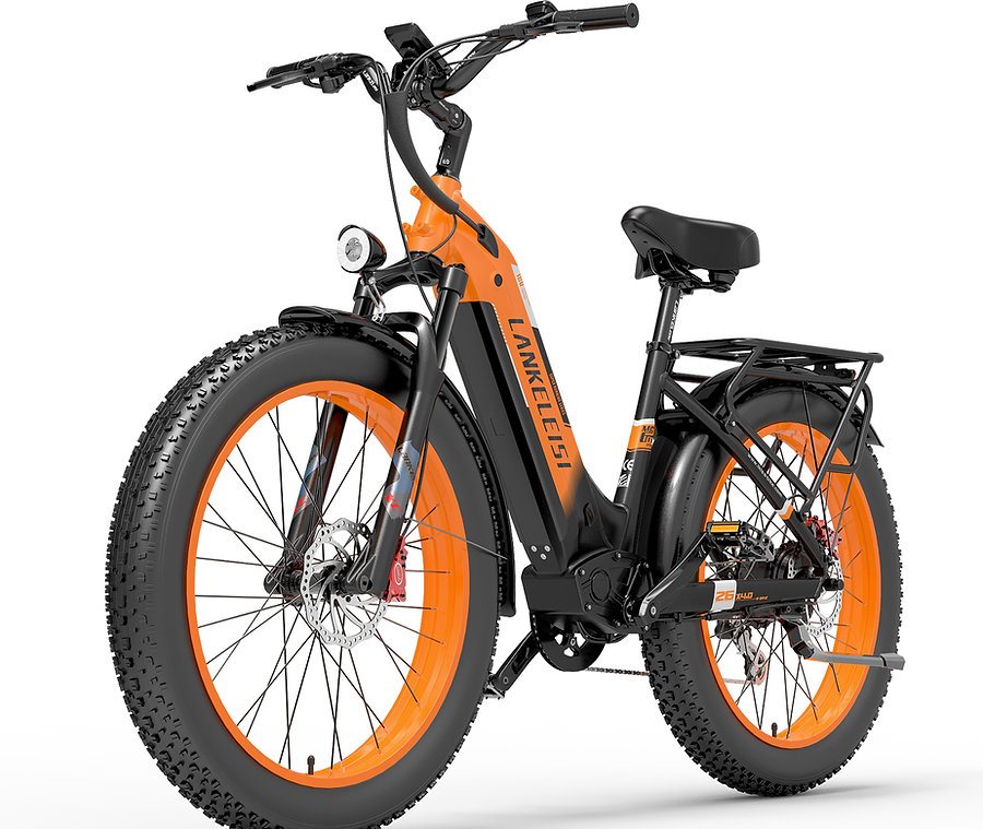 LANKELEISI MG600 Plus 26 Inch Electric Bike for Men and Women Mountain Bike 7 Speed with 48V 20Ah Replacement Battery, Up to 150km