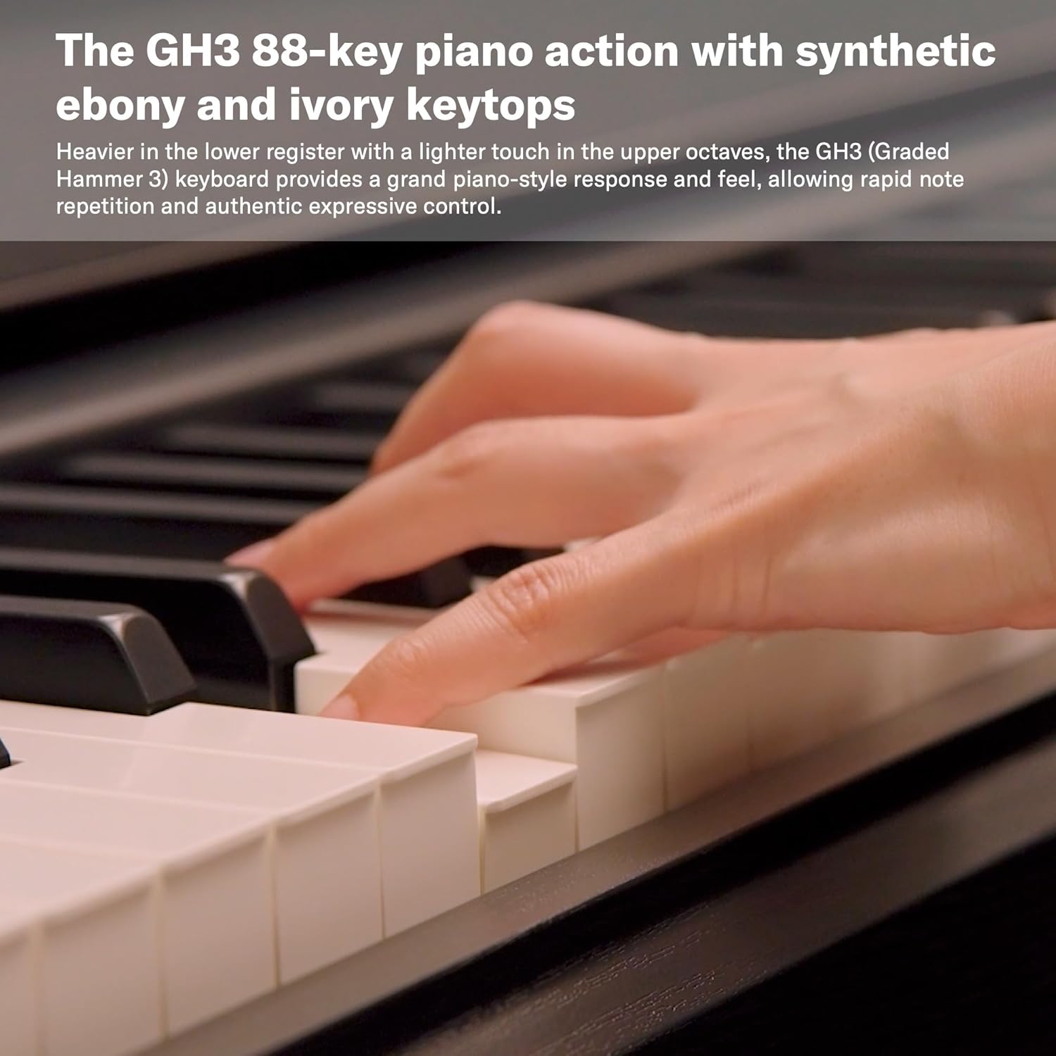 Yamaha YDPS55 Arius Series Slim Digital Console Piano, Black