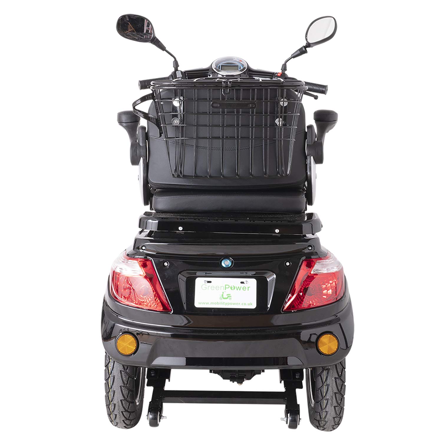 Black ZT500 Electric Mobility Scooter 3 Wheeled