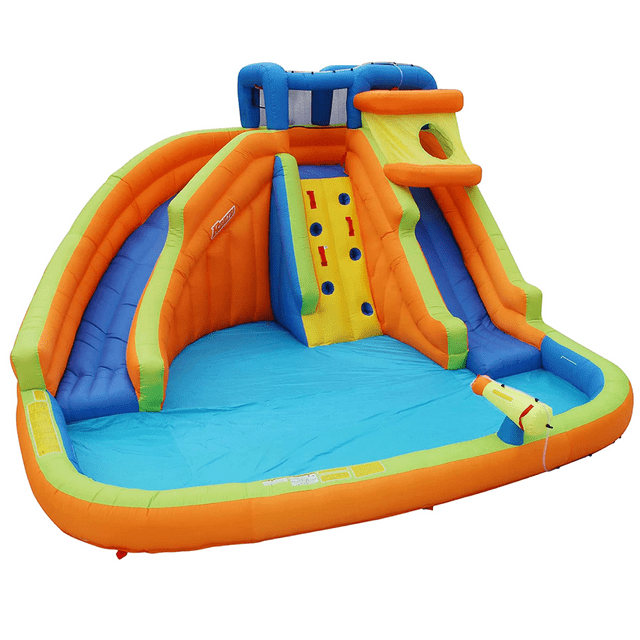 Banzai Drop Zone Outdoor Inflatable Backyard Water Park Activity Center