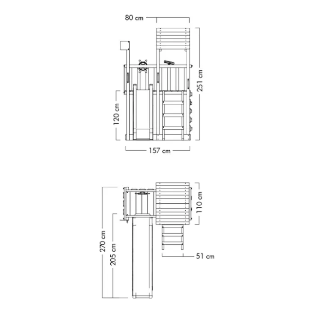 Climbing frame Wickey Smart Flash