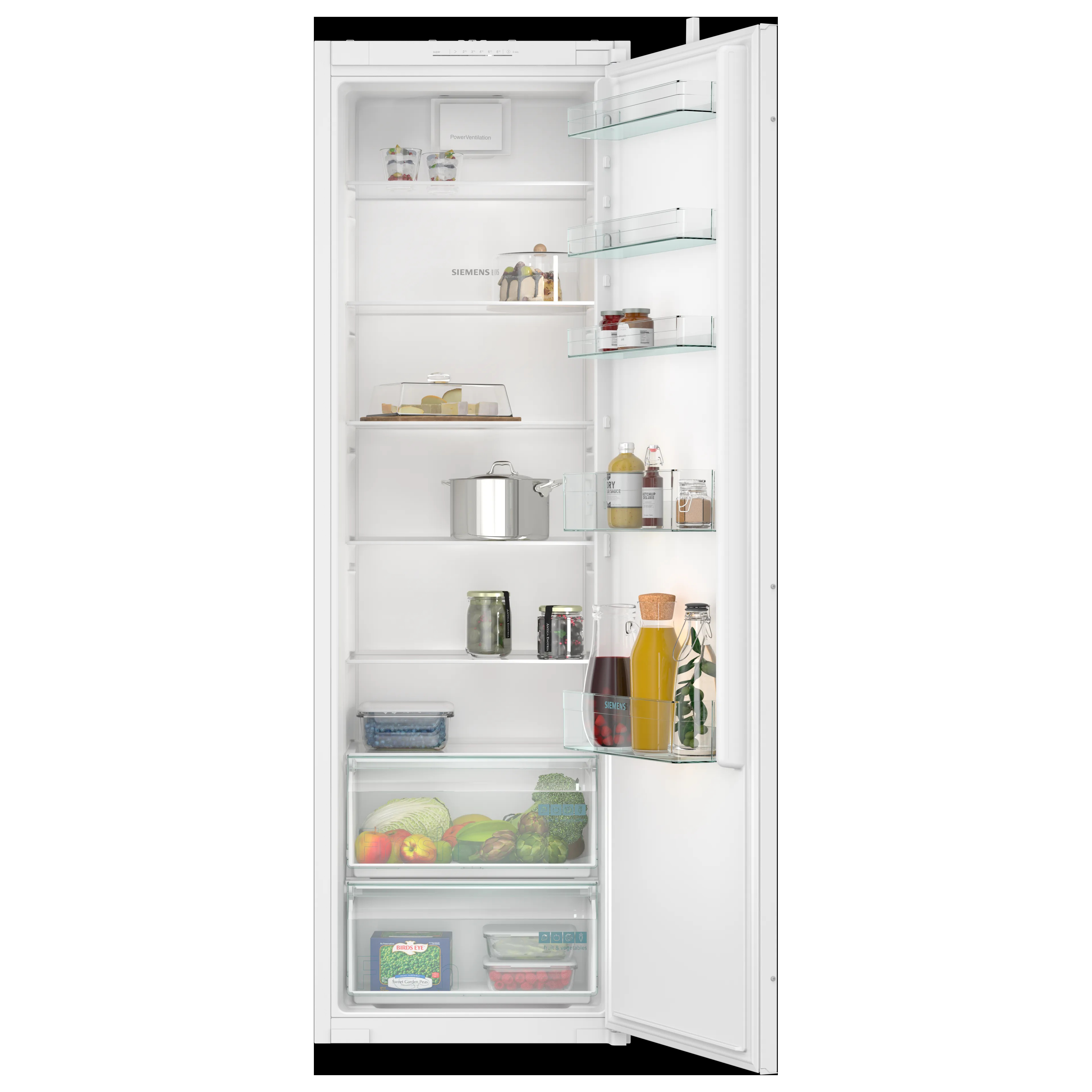SIEMENS KI81RNSE0G iQ100 Built-in fridge 177.2 x 54.1 cm sliding hinge