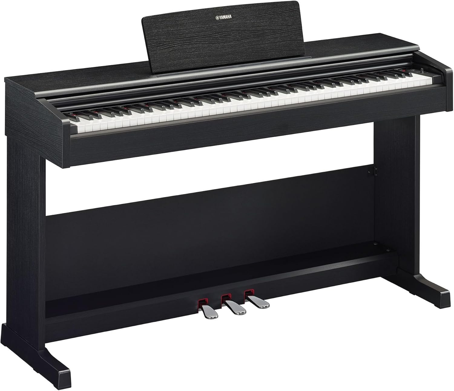 Yamaha Arius, 88-Key Weighted Action Digital Beginner and Intermediate Players, Dynamic Response, Grand Piano Sound, 3-Pedal Unit, Upright Design, Bench Included, Dark Rosewood (YDP105R)