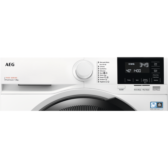 AEG LFR71844B 7000 ProSteam® 8 kg Washing Machine