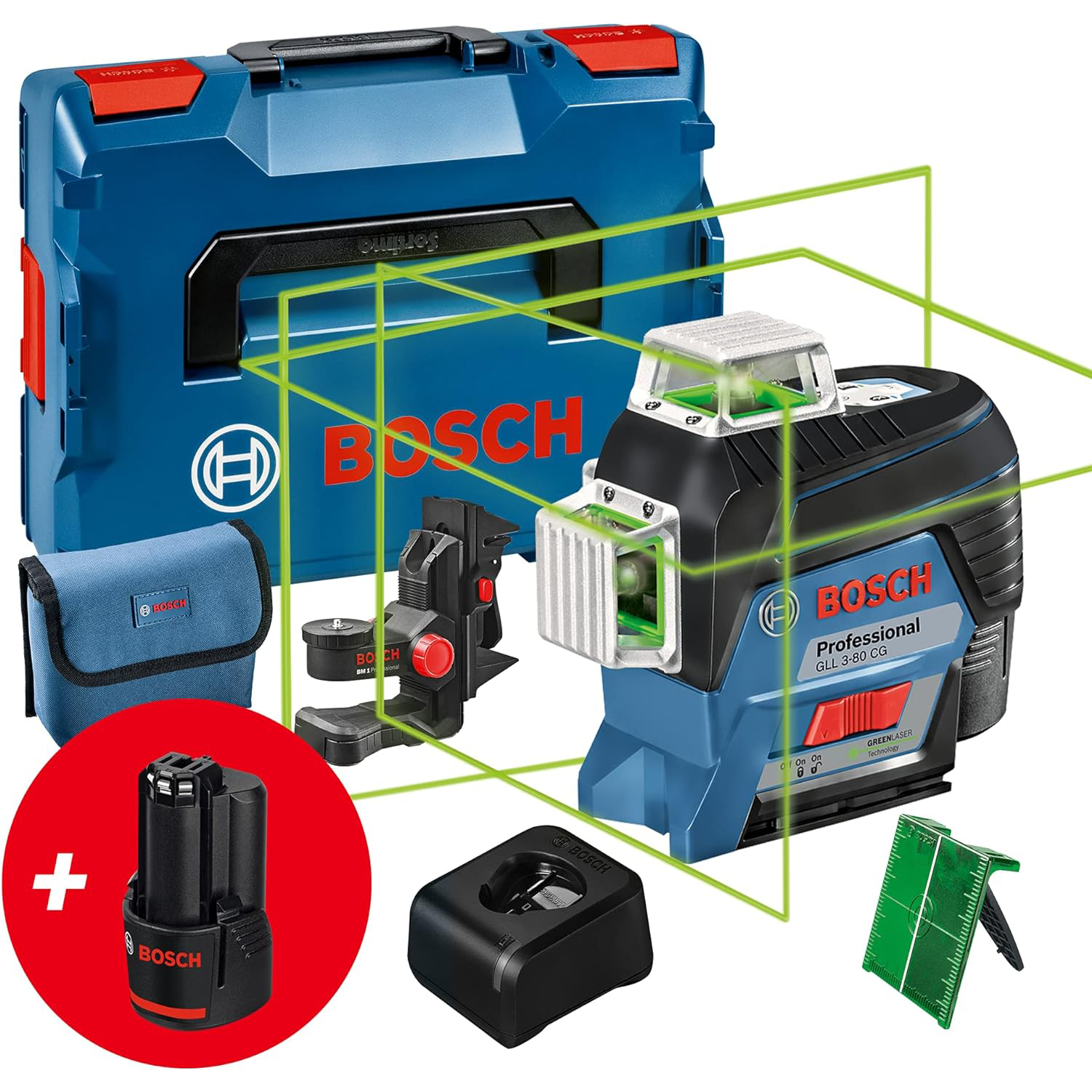 Bosch Professional 12V System Laser Lignes GLL 3-80 CG