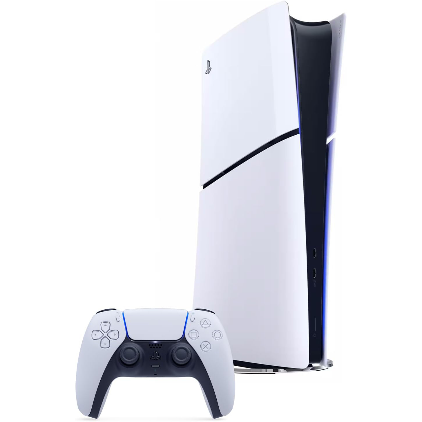 Playstation Sony, 5 Édition Numérique, PS5 avec 1 Manette Sans Fil DualSense, Couleur : Blanche