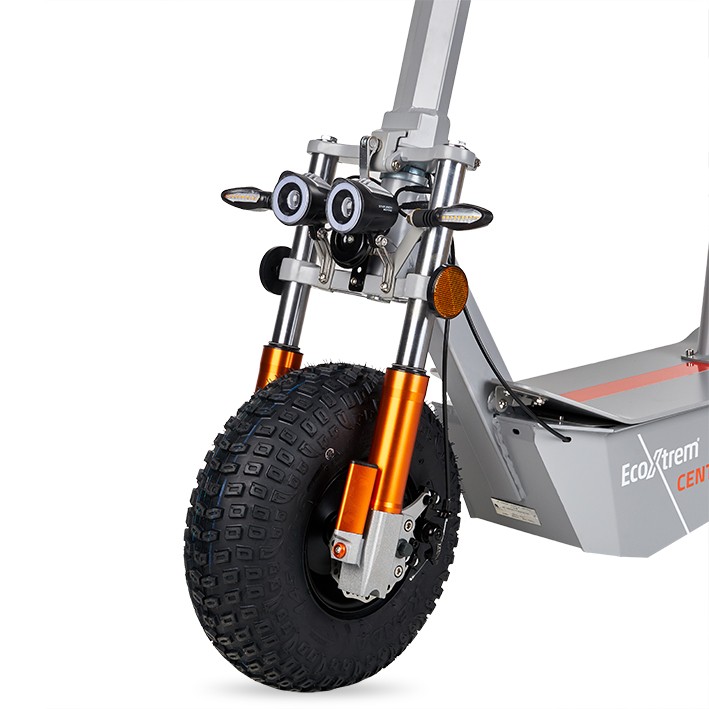 PATINETE ELÉCTRICO CENTAURO MATRICULABLE GRIS CON ASIENTO Y PANTALLA LCD XXL