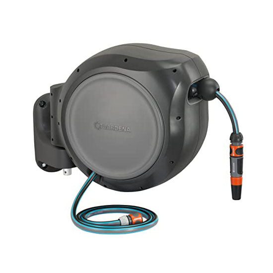 66 Foot Wall Mounted Reel, gray