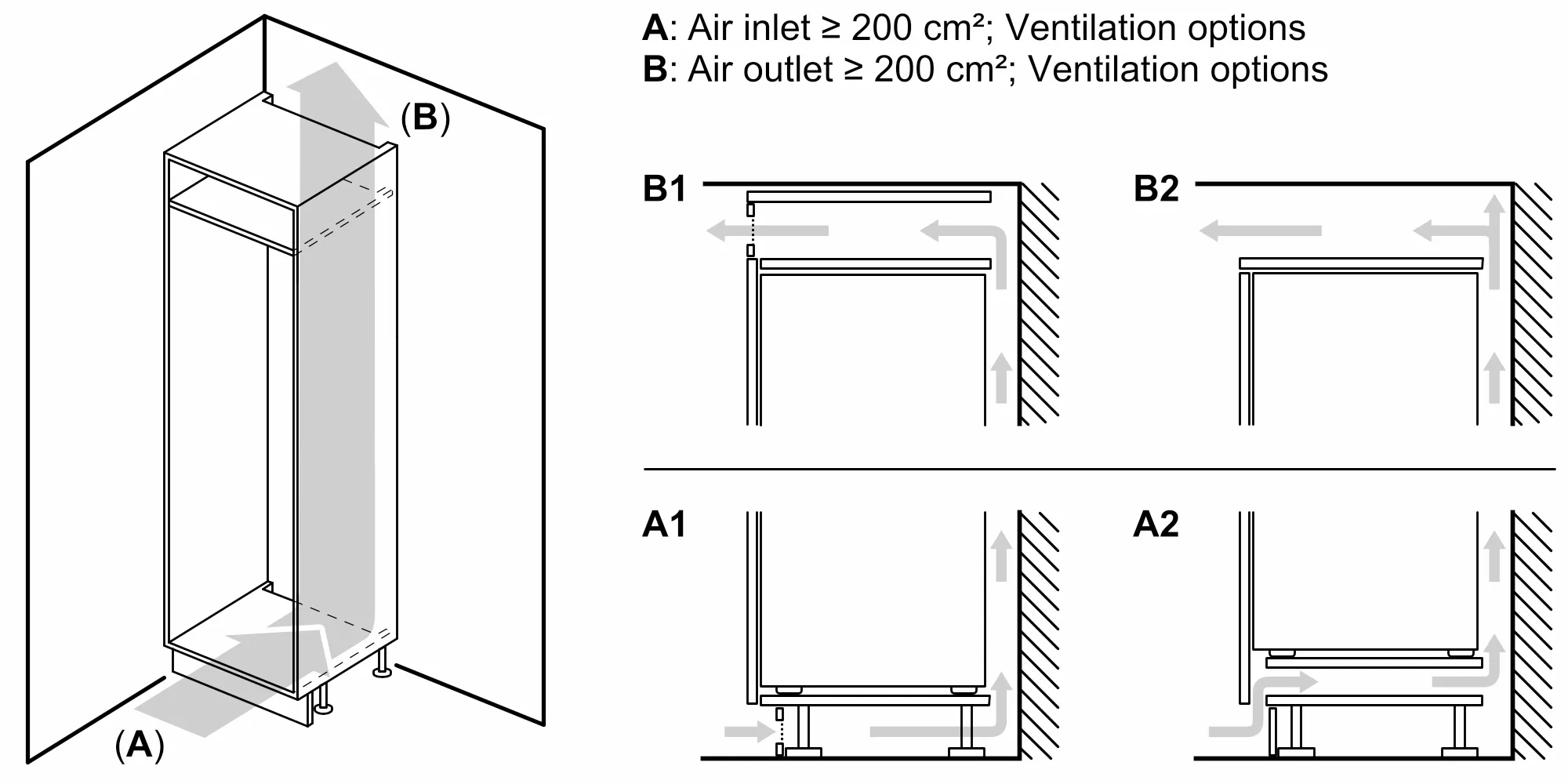SIEMENS KI87VVFE0G iQ300 Built-in fridge-freezer with freezer at bottom 177.2 x 54.1 cm flat hinge