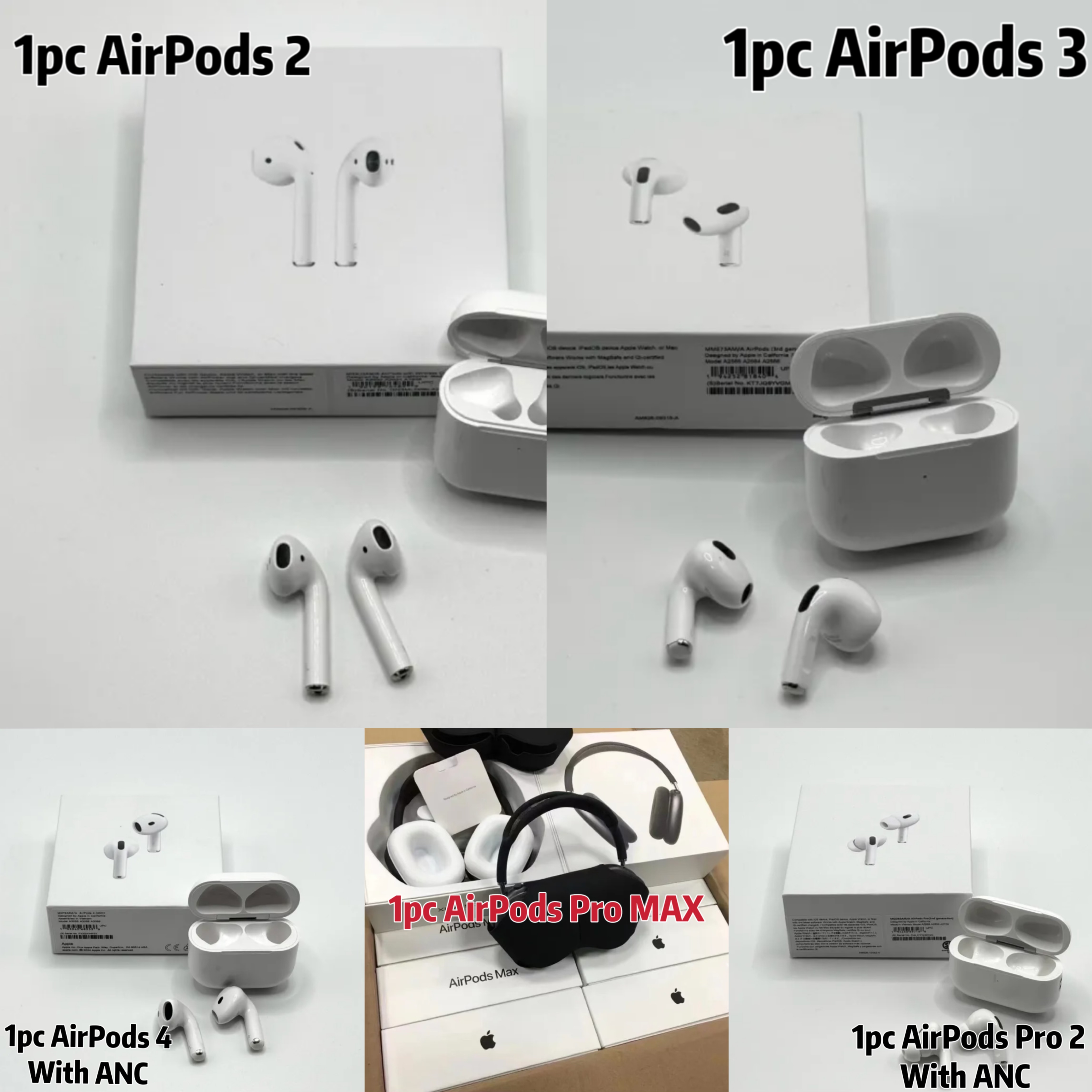 5-in-1 Airpods Set (from USA 2-7 work days delivery)