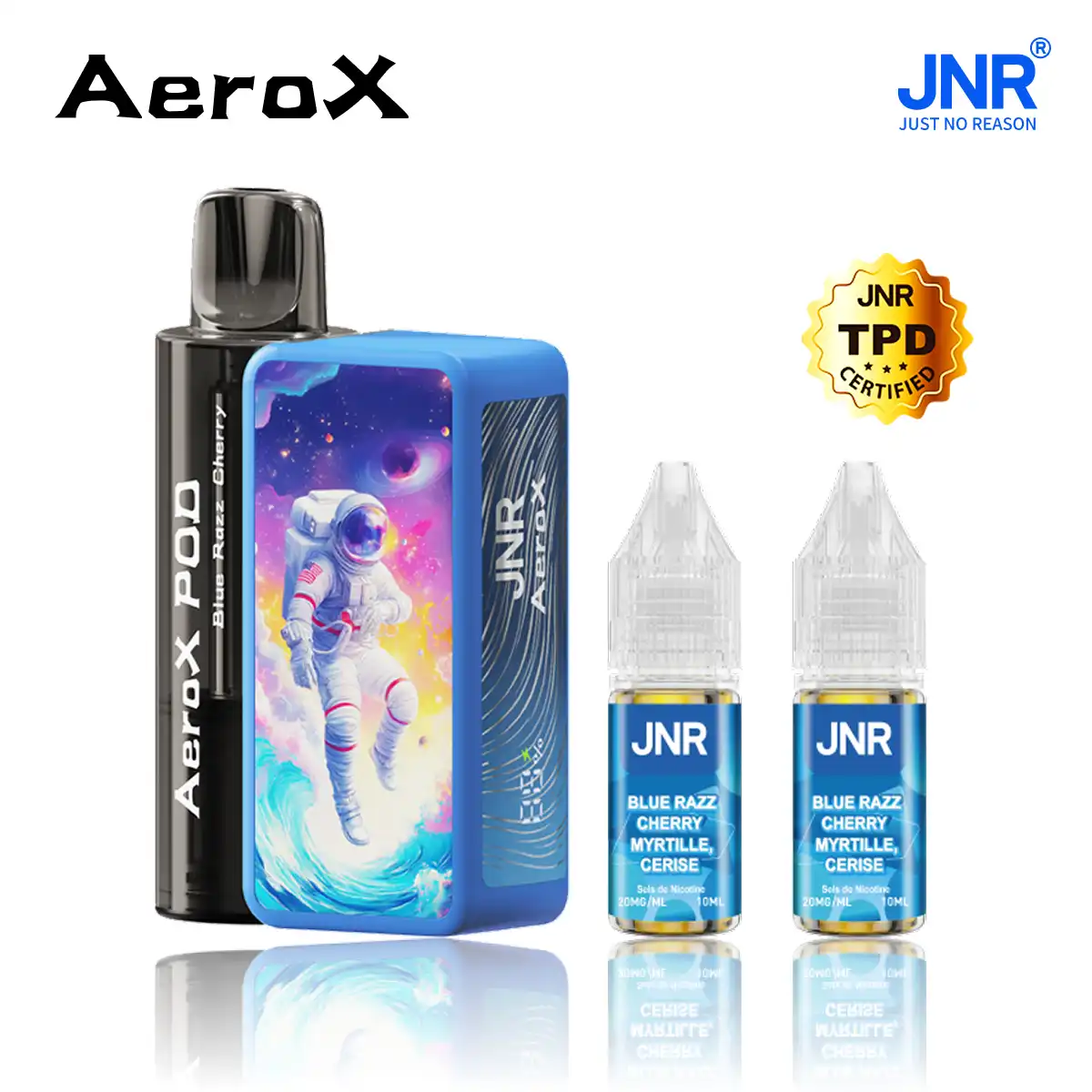 JNR AeroX 32000 Puffs - Kit Pod Remplissable et Rechargeable - JNR Official FR