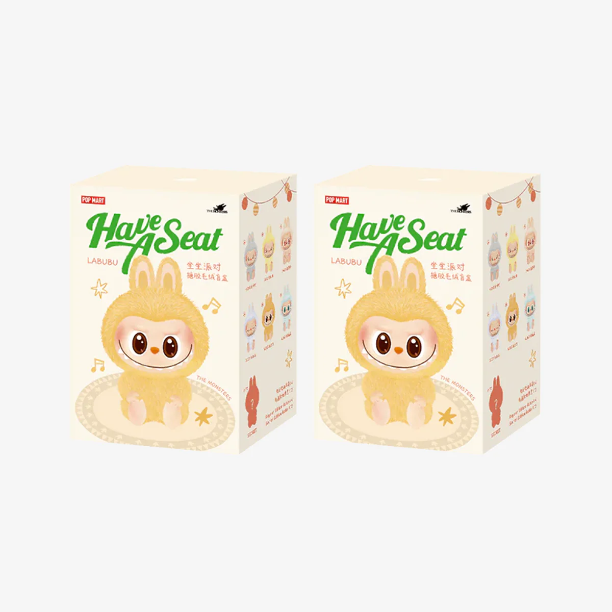 Pop Mart Labubu The Monsters Have a Seat Vinyl Plush Blind Box