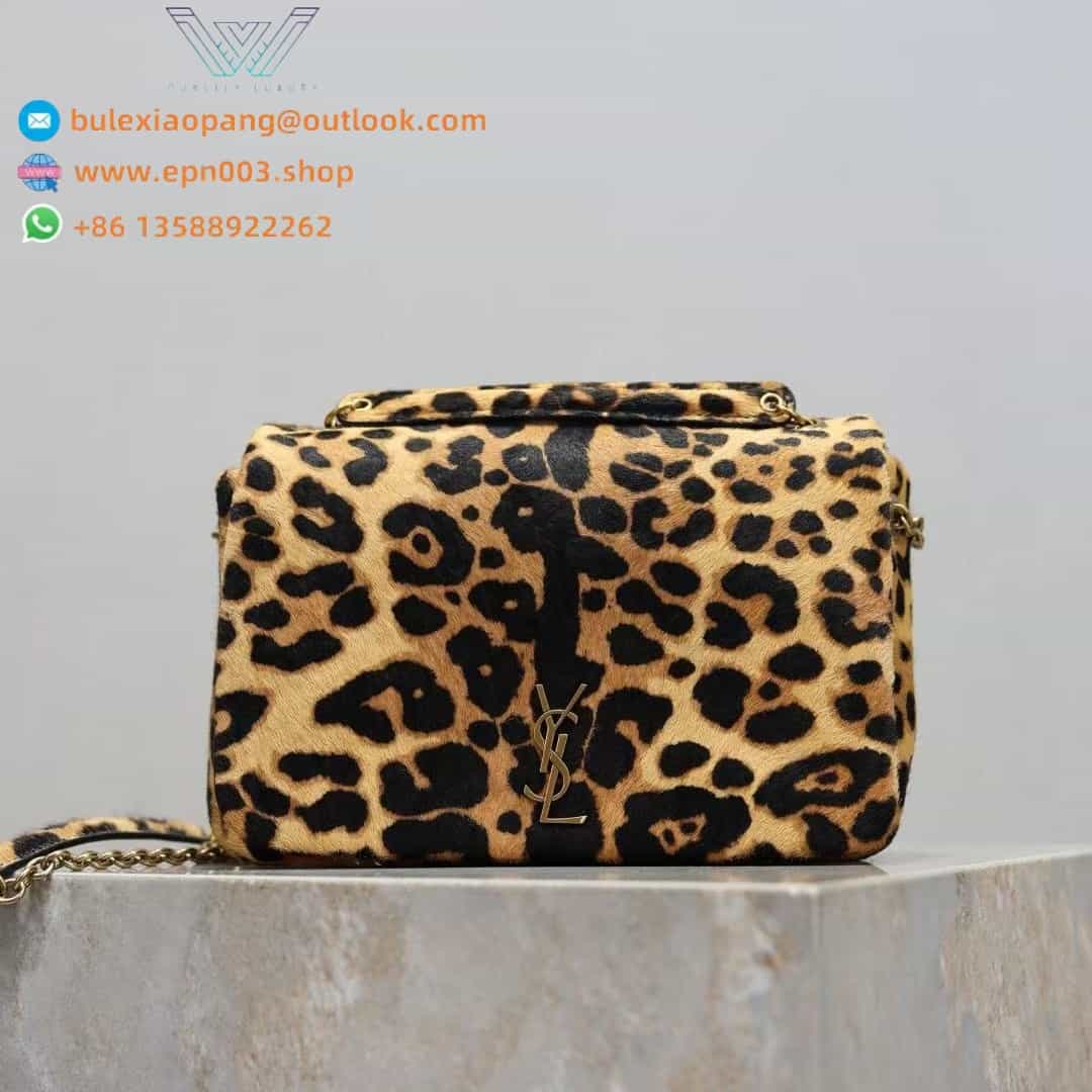 JAMIE 4.3 MINI IN PONY HAIR LEATHER BROWN/NOIR