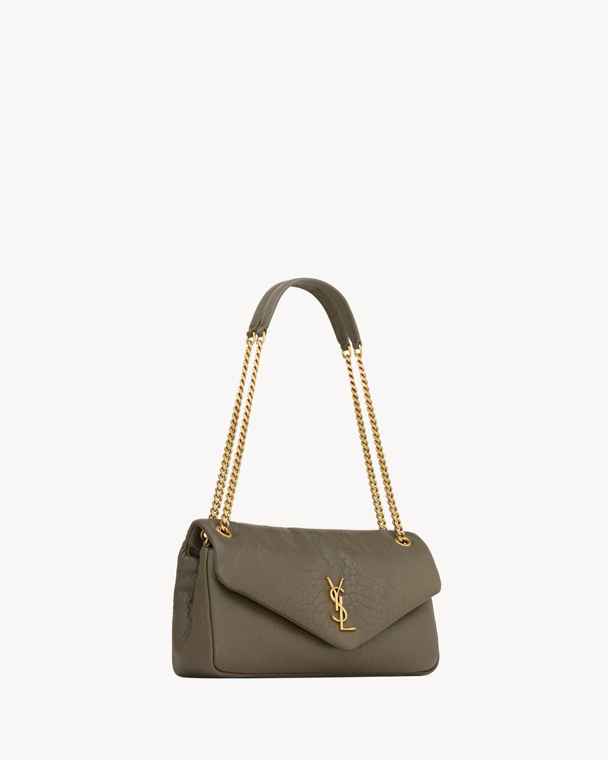 YSL CALYPSO Medium in Grained Lambskin