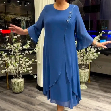 Fashion Casual Large Size Loose Dress