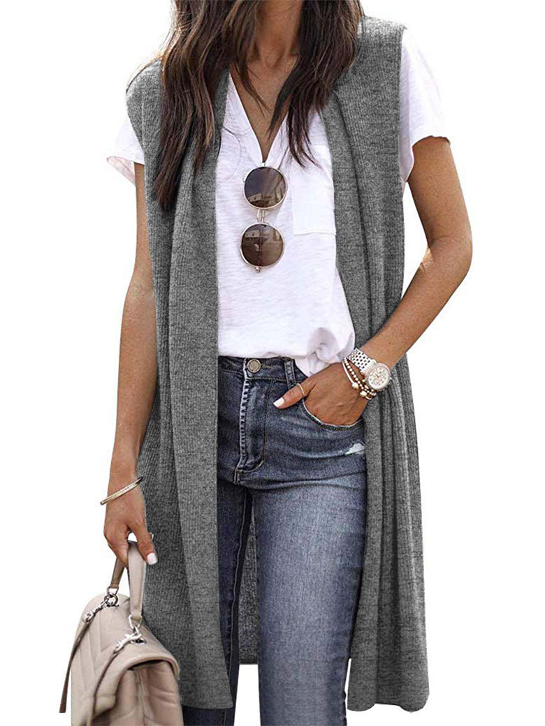 Solid Color Fashion Casual Vest