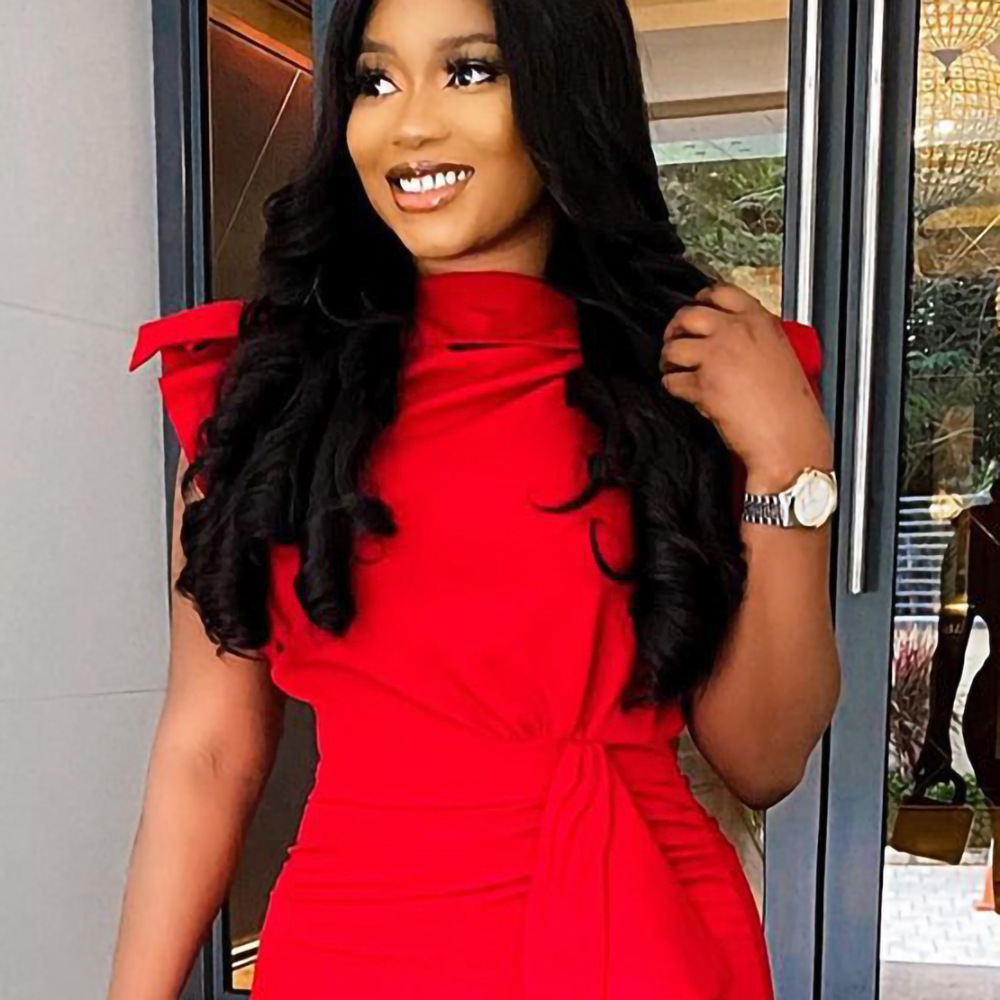 Sexy Tight Sexy Red Dress Dress