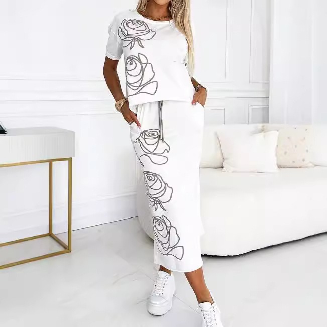 Fashion Printing Two-piece Set
