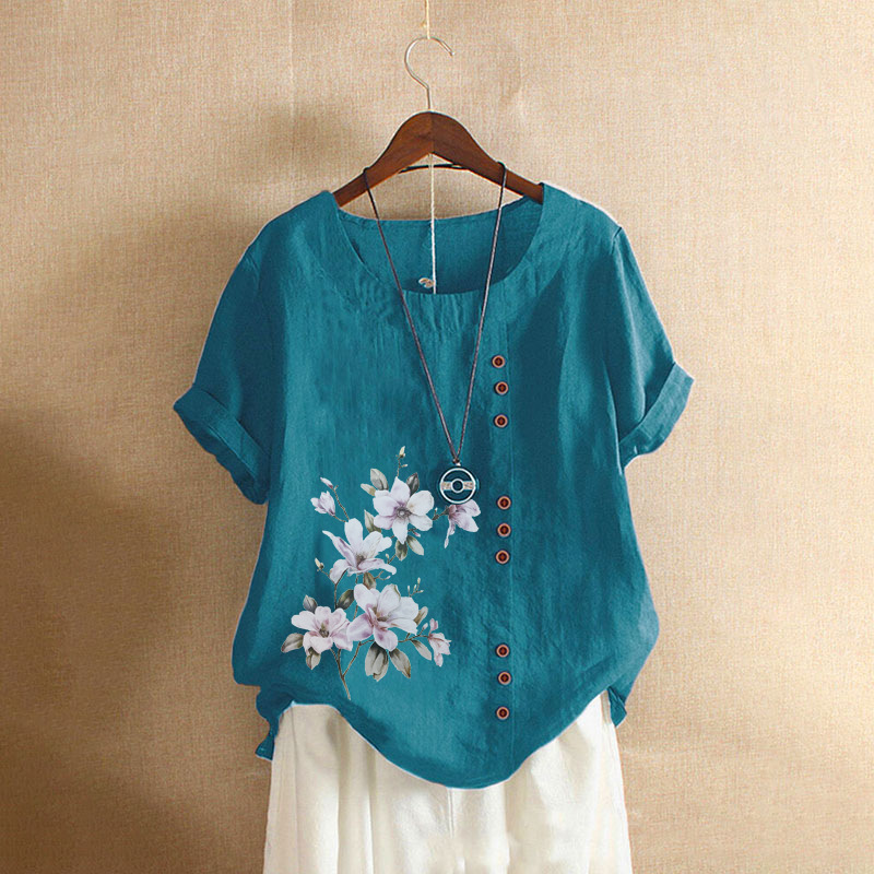 Casual Loose Short Sleeves T-shirt