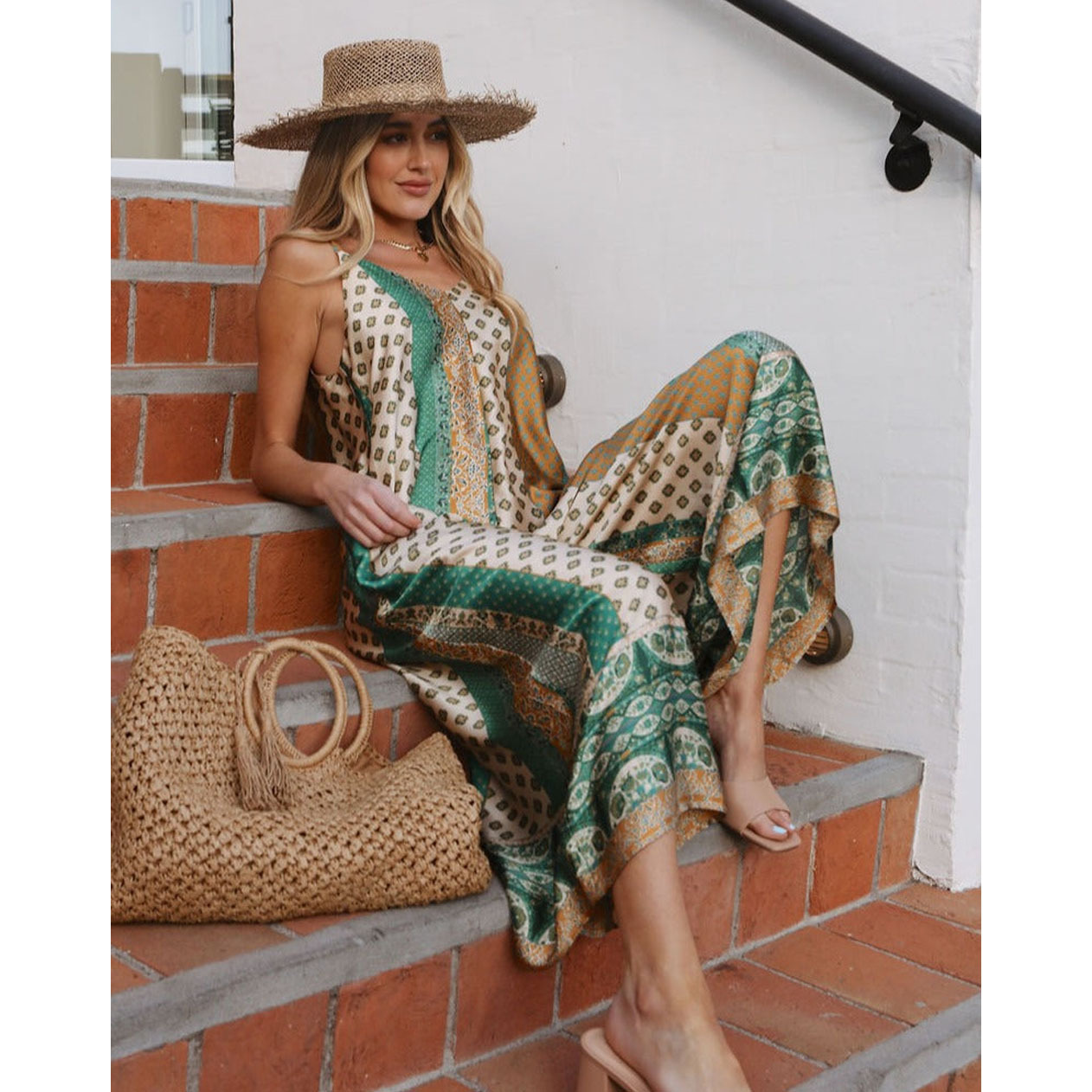 Sexy Sling Jumpsuit Casual Vacation Jumpsuit