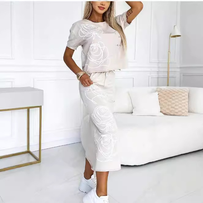 Fashion Printing Two-piece Set