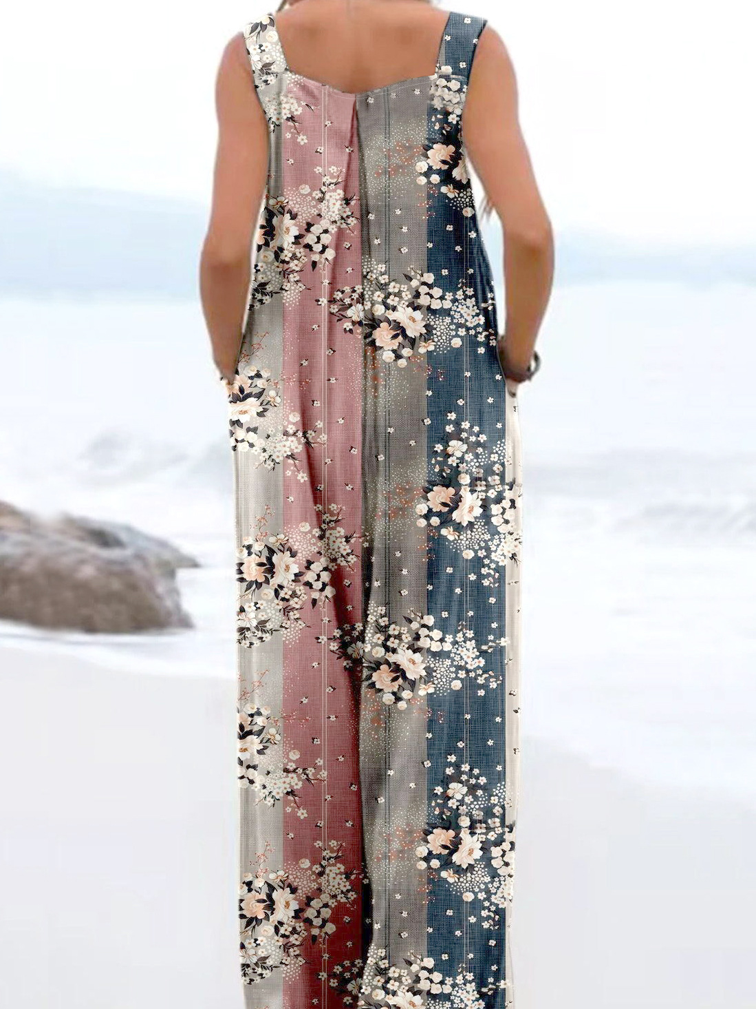 Printed Loose Fashion Jumpsuit