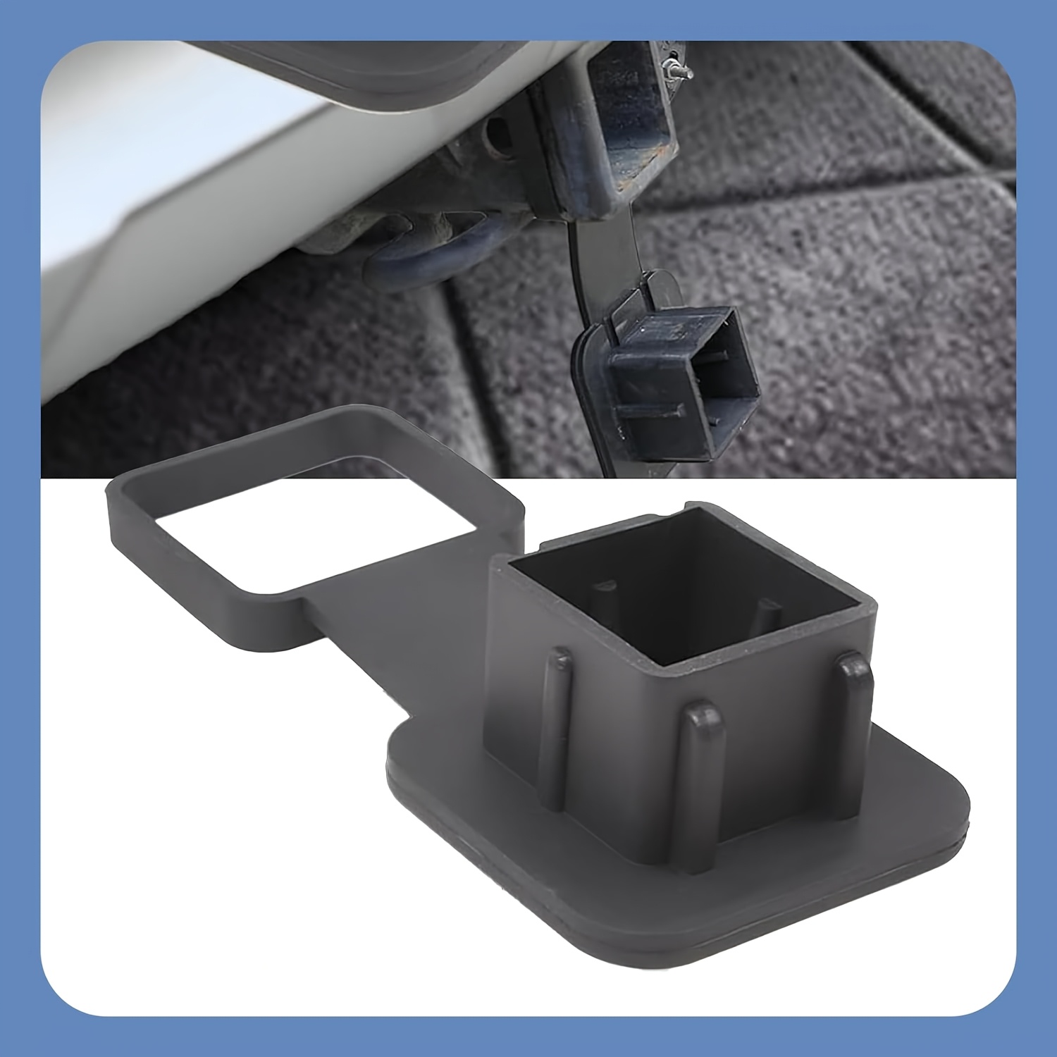 Trailer Hook Cover Tube with American Flag, Suitable for TOYOTA for Ford for JEEP for NISSAN for DODGE for Lamborghini for Mercedes-Benz RV SUV ATV UTV Rubber Receiving Tube Hook Plug Cap