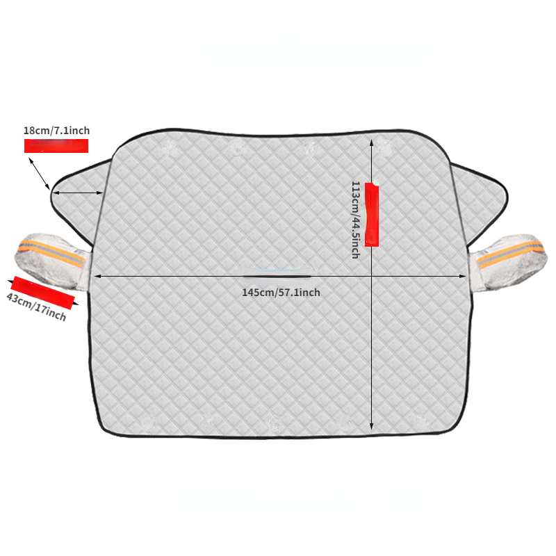 Winter Car Windshield Snow Cover Winter Snow Outdoor Car Cover Summer Sunshade Installation Is Convenient