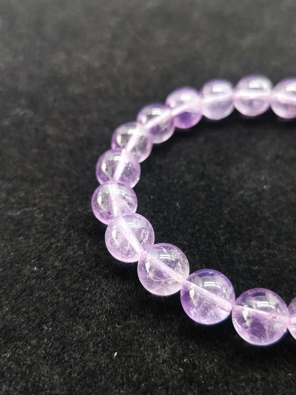 Lavender Amethyst Bracelet - LAM00003 - 8.2mm
