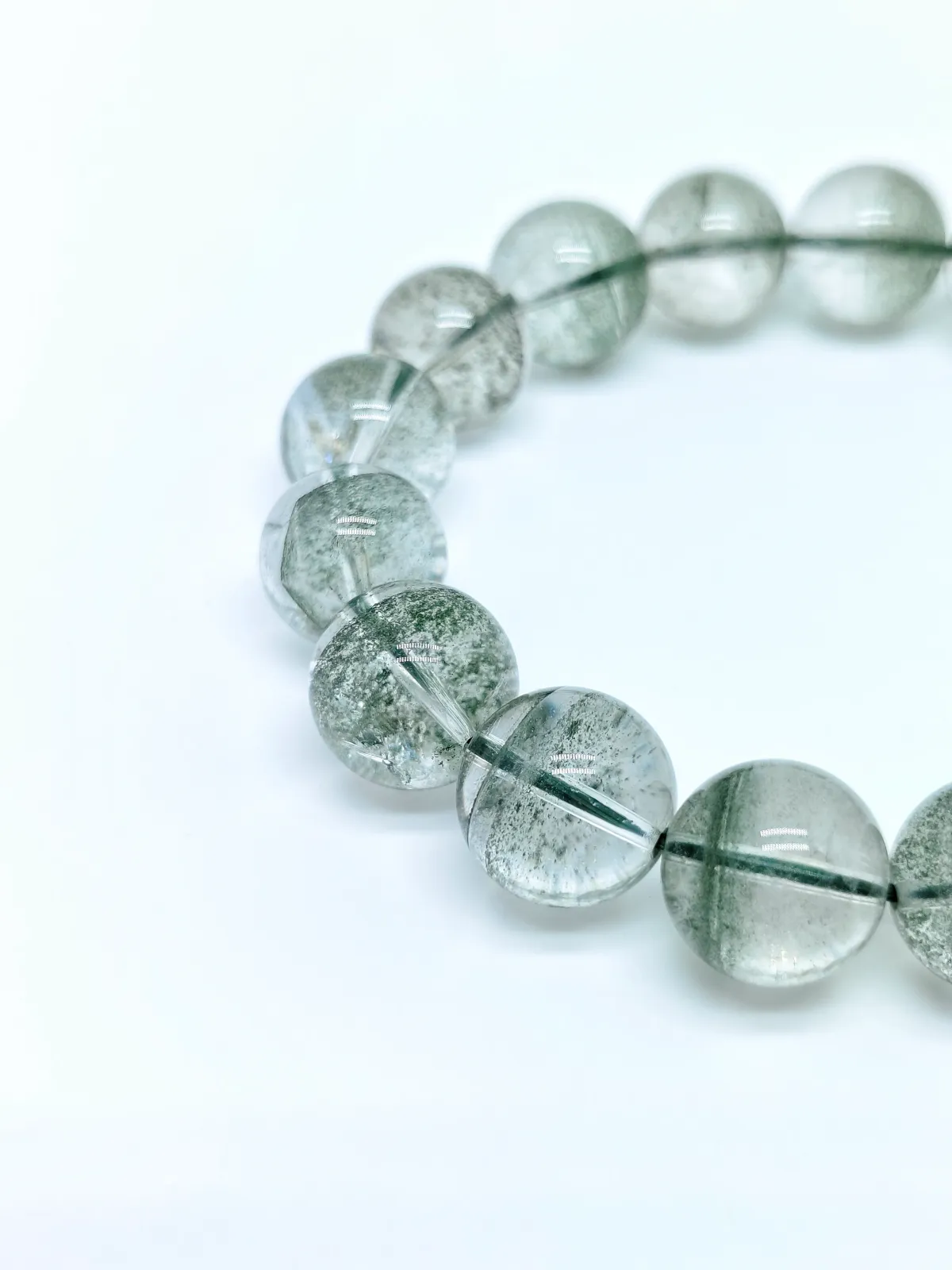 Green Phantom Quartz Bracelet - GPH00001 - 12.7mm