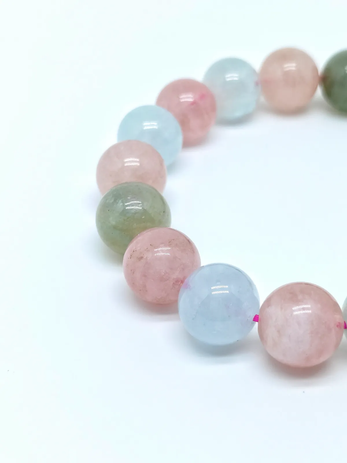 Morganite Bracelet - MOE00002 - 11.5mm