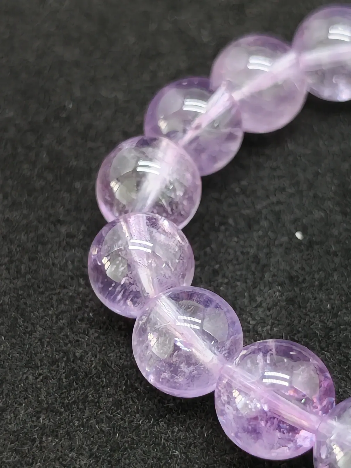 Lavender Amethyst Bracelet - LAM00003 - 8.2mm